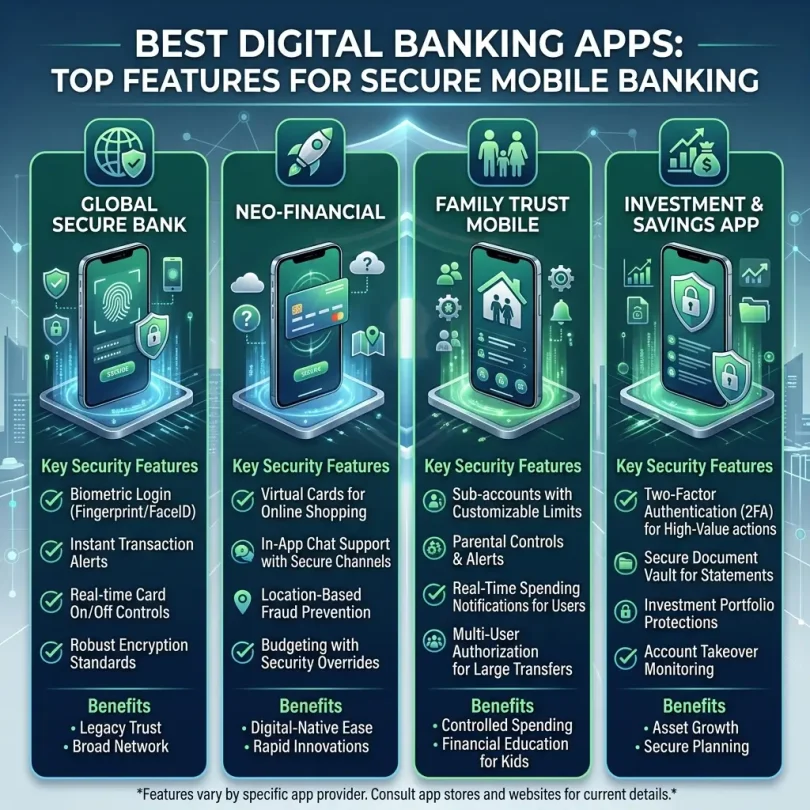 Best Digital Banking Apps for Secure Mobile Banking