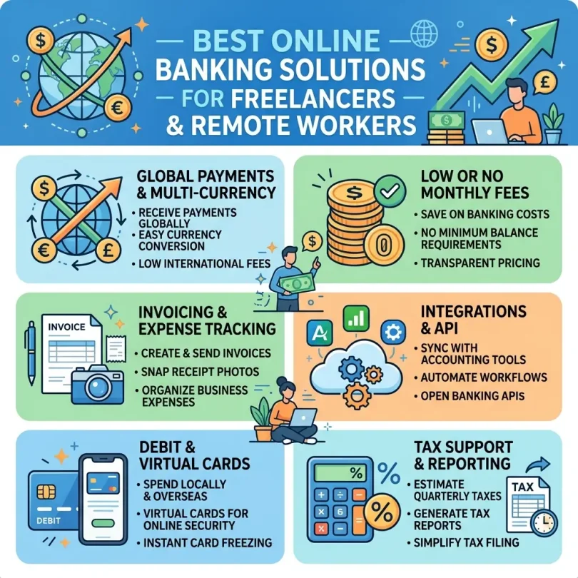 Best Online Banking Solutions for Freelancers and Remote Workers
